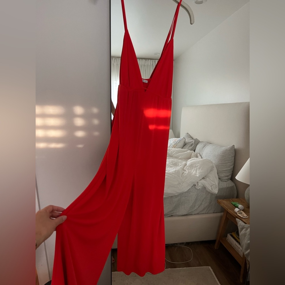 Zara wide legged jumper with thin straps